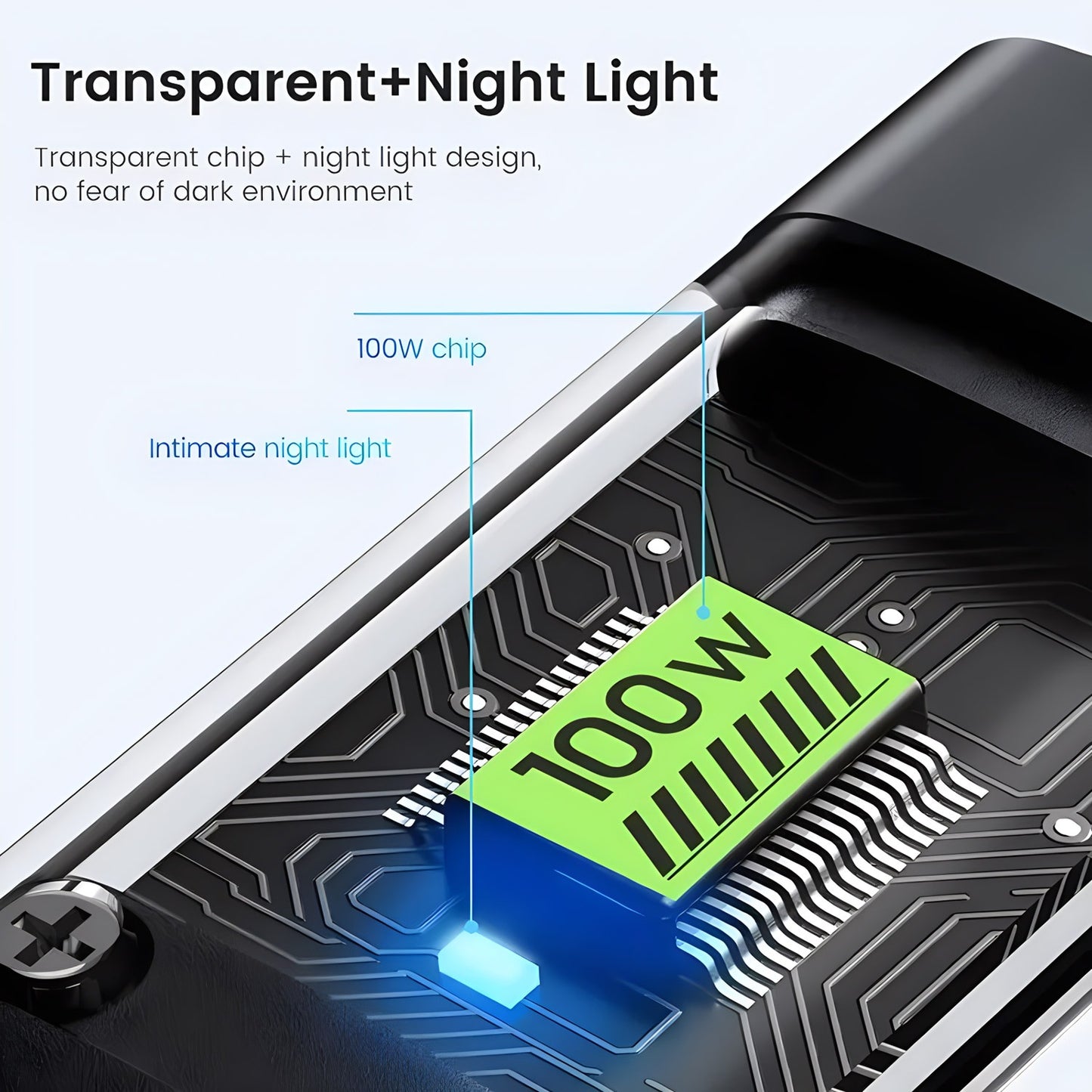 100W 5A Fast Charging 3-in-1 USB Cable – Multi Charging Cable with Type-C, Micro USB & Lightning Connectors | Durable & High-Speed Data Transfer
