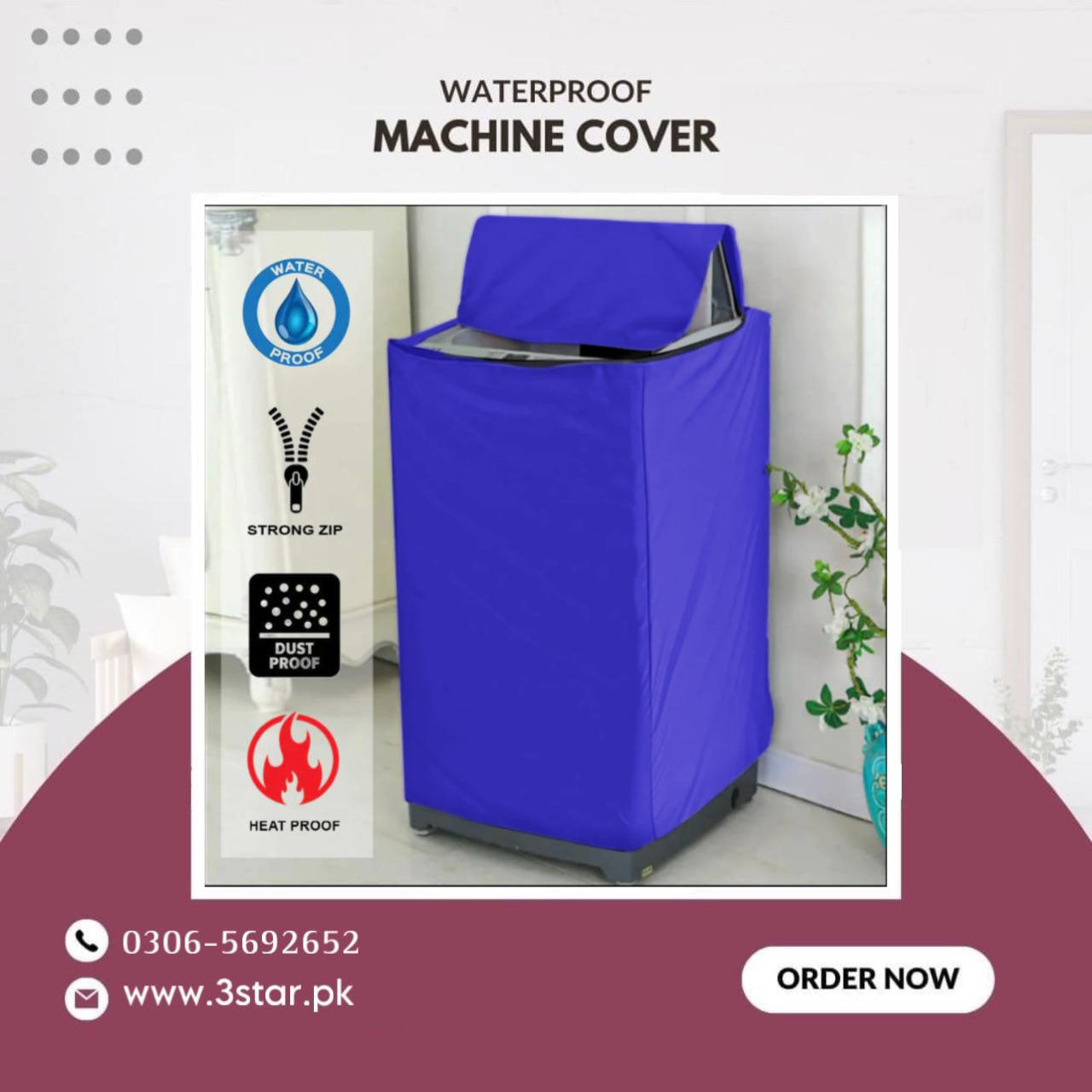 Waterproof Washing Machine Cover Top Loader