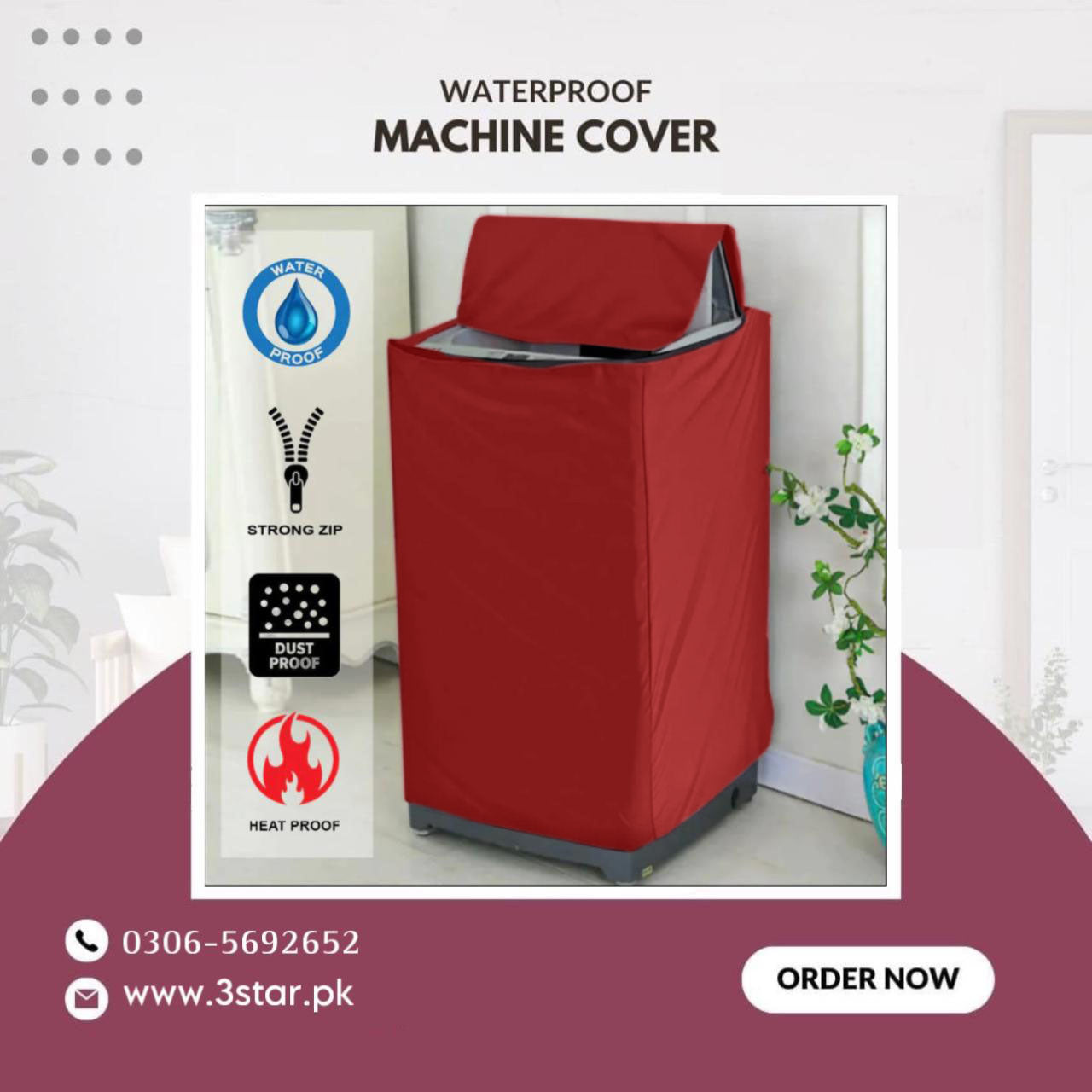 Waterproof Washing Machine Cover Top Loader