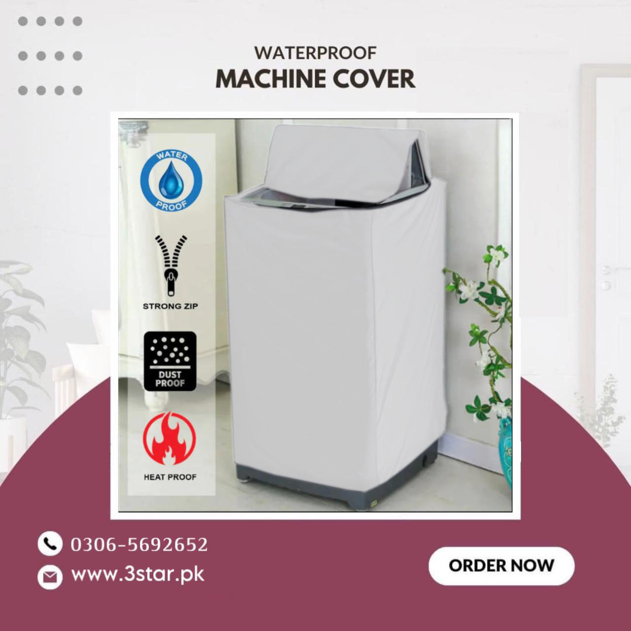 Waterproof Washing Machine Cover Top Loader